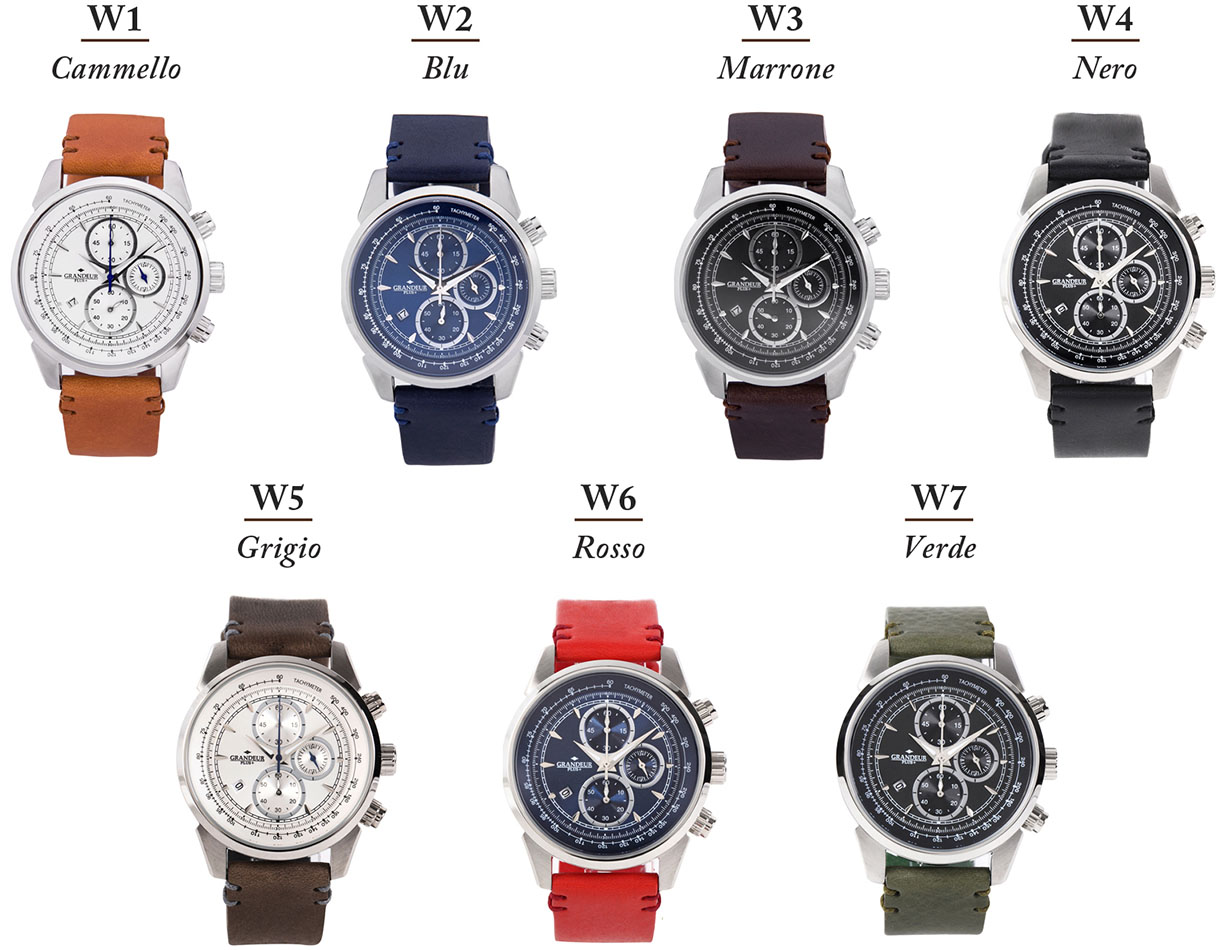 楽天市場】【送料無料】腕時計 メンズ クロノグラフ イタリアンレザー 