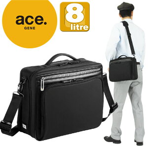�G�[�X�W�[�� �V�����_�[�o�b�O ace. GENE FLEX LITE Fit �t���b�N�X���C�g �t�B�b�g ���^ 8���b�g�� �����Y�o�b�O �a�m �ʋ� 54556