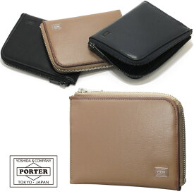 ポーター プリュム ウォレット 179-03869 財布 半札 L字ファスナー PORTER PLUME キャッシュレス コンパクト ミニ財布 スマートウォレット 吉田カバン