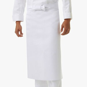 490-50-L 前掛 日本国産 L寸 綿KAZEN カゼン 2枚組 和食 厨房【白衣】