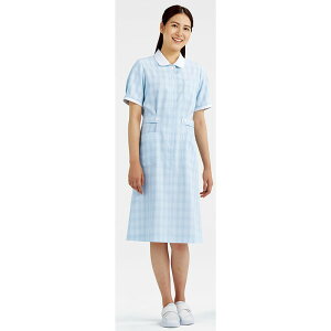 278 ワンピース 半袖 女子白衣 診察着 医療 介護 KAZEN カゼン 薬局衣