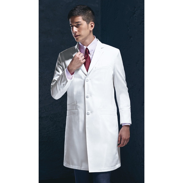 白衣 診察衣 ドクターウェアー 白衣 男性 KAZEN カゼン kzn210-c メンズ診察衣 診察衣 白衣 医療白衣 看護白衣