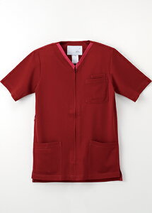 RF-5082 男女兼用 スクラブ 男子 女子 白衣 半袖 医療 ナガイレーベン ドクターウェア 医療白衣 看護白衣 上衣 NAGAILEBEN【白衣】RF5082