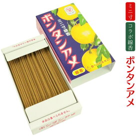 ボンタンアメ　ミニ寸線香 コラボ線香 ギフト 進物 お供え 故人の好物シリーズ お彼岸 お盆 迎え火