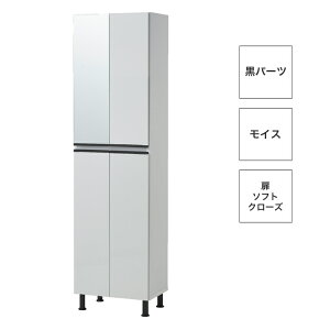 設置無料 組立不要 シューズボックス 50 靴箱 下駄箱 完成品 ハイタイプ スリム 玄関収納 棚 新生活 シンプル 幅50cm 奥行35cm 高さ185cm ミラー 鏡 ソフトクローズ モイス 消臭機能 玄関収納 水洗