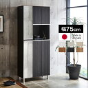 完成品 シューズボックス 75 玄関 収納 靴箱 棚 おしゃれ 下駄箱 ハイタイプ 靴入れ 大容量 シンプル 幅75cm 奥行35cm 高さ185cm 全身ミラー 鏡 付き姿見 ソフトクローズ モイス 消臭機能 水洗い 可動棚 アジャスター調整 脚付き 空気孔 【アーヴァイン 75HI 上下鏡】