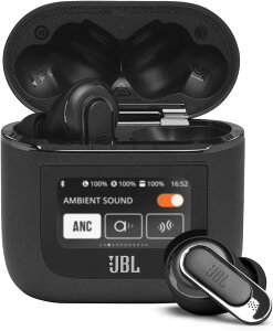 JBL TOUR PRO 2 ���C�����X�C���z�� bluetooth �n�C�u���b�h �m�C�Y�L�����Z�����O/�}���`�|�C���g/IPX5/���C�����X�[�d�Ή�/�X�}�[�g�^�b�`�f�B�X�v���C����/�u���b�N/JBLTOURPRO2BLK