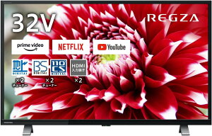 REGZA�i���O�U�j �t���e���r REGZA(���O�U) 32V34 �m32V�^ �^Bluetooth��Ή� �^�n�C�r�W���� �^YouTube�Ή��n
