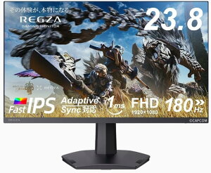 REGZA �Q�[�~���O���j�^�[ 23.8�C���` FHD 180Hz �����X�^�[�n���^�[���C���Y�����掿 1ms(GTG) HDR10 Fast IPS�p�l�� Adaptive Sync HDMI�Ή� RM-G245N