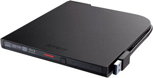 �o�b�t�@���[ BRXL-PT6U3-BKE (�u���b�N) USB3.2 (Gen1) �Ή� �|�[�^�u��BD �Đ�/�����\�t�g�Y�t