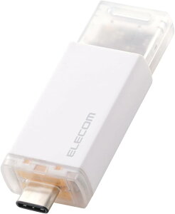 �G���R�� �O�t��SSD USB10Gbps�Ή� �m�b�N�� �����V���b�^�[ �R�l�N�^�ی� Type-C 1TB �z���C�g ESD-ESK1000GWH