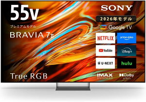 �\�j�[ 55�C���` 4K �t�� RGB Mini LED �e���r �u���r�A K-55XR70M2 BRAVIA XR �{�� Google TV 4K/120fps�Ή� 8��ȏ㐄���@K55XR70M2