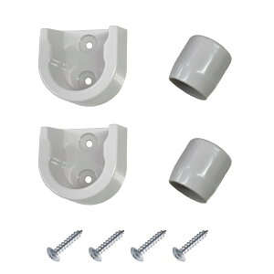 ハウステック 【RY22-PT0460】 ランドリーブラケットセット(ホワイト系) バスルーム その他商品