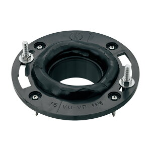 カクダイ 水道材料 大便器用床フランジ(ステンレスビスつき) 【4658S-100】