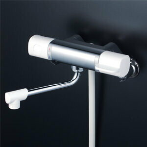 KVK 【FTB100KR3】 サーモスタット式シャワー300mmパイプ付 浴室用水栓 > 壁付サーモスタット【NP後払いOK】