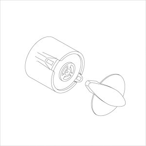 KVK 【ZK1T770G2/800】 KF770T・KF771T等用温調ハンドルセット KVK補修部品>レバー・ハンドル【NP後払いOK】