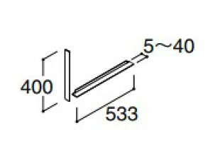 INAX LIXIL�E���N�V�� �yBB-FU-46/W�z �A�b�p�[�L���r�l�b�g�p�t�B���[ ���ʉ��ώ� ���� �N�����B���s560�^�C�v