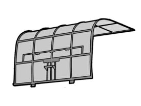 パナソニック Panasonic インバーター冷暖房除湿タイプ ルームエアコン エアフィルター ACRD00-01700 CWD001399の後継品