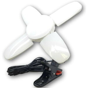 熱田資材 WING ACE ウィングエース LED電球付クリップランプ スーパールミネX 60CL SLX-60CL