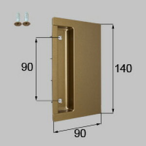 LIXIL リクシル トステム 引手【商品コード:MDUG446 内容物:本体×1、取付ネジセット×1 サテンゴールド 】