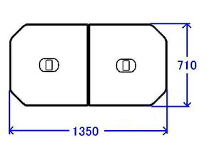 TOTO@iECi@Cӂ@yʔctgݍ킹ӂӂ(OF1350×710mm)yPCF1410R-NW1zyPCF1410RNW1z