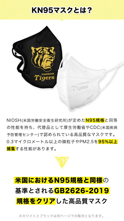 阪神タイガース　不織布　マスク