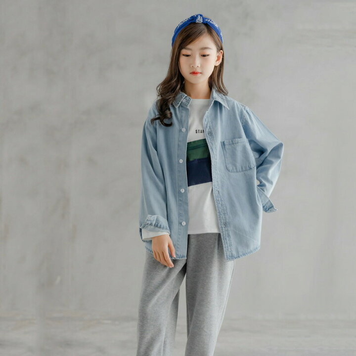 楽天市場】デニムジャケット 女の子 トップス 長袖 快適 キッズ 