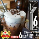 ステンレスストロー 4本 セット 専用 ブラシ ケース付き 金属製 ステンレス エコ ストロー 繰り返し 使える マドラー おすすめ 人気 おしゃれ アウトドア マグ タンブラー マイストロー 【30日保証】