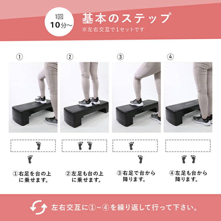 楽天市場 全品pアップ Max倍 3 15限定 ステップ台 踏み台昇降運動 エアロビクスステップ 3段階調整 室内 有酸素運動 ブラック ダイエット フィットネス cm リハビリ 高齢者 玄関 トイレ 踏み台昇降 エアロビックステップ 30日保証 ホワイトデー お返し 雑貨
