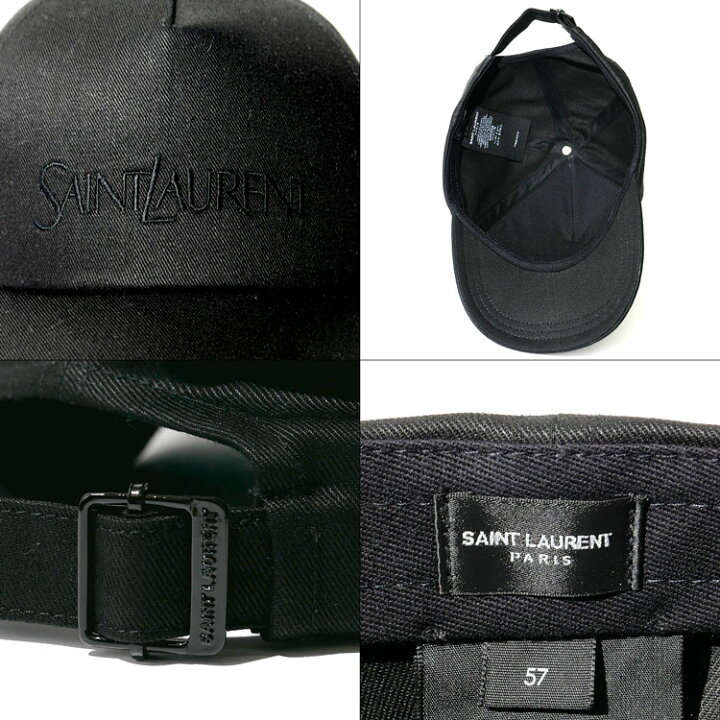 楽天市場】【純正紙袋付】SAINT LAURENT サンローラン キャップ 帽子 