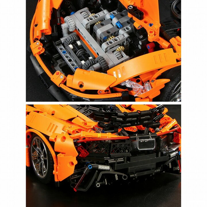 楽天市場】マクラーレン P1 ビルディング ブロック レゴテクニック互換 