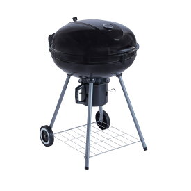 バーベキューコンロ 大型 丸型 蓋付き 4〜6人用 直径56cm BBQコンロ バーベキューグリル ピザ 炭焼き 温度計付き 摂氏 アウトドア 蒸し焼き対応 2〜4人用対応 小型 グリル料理 キャンプ グランピング 防災