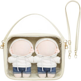 ぬいポーチ 2体 15cm 17cm 20cm 大きい ぬいぐるみ 透明 ポーチ ケース バック 推し活グッズ 便利 収納 推しグッズ クリアポーチ ちいぬいケース 可愛い かわいい カラフル 2way お出かけ 痛バ 痛バッグ ちびぬいポーチ ケース オタ活グッズ 新製品 マグネット ポケット