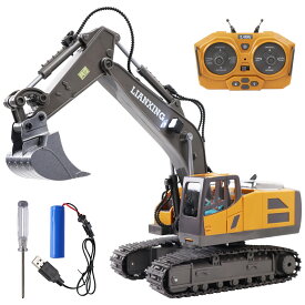 重機ラジコン ショベルカー パワーショベル RC 本物に近いリアルなサウンドを再現 建機 重機 ラジコン おもちゃ ミニチュア 油圧ショベル はたらくくるま プレゼント シャベルカー 男の子 女の子 男性 新製品 車