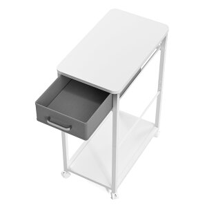 【冬得★P18倍+8%券!】★CPUワゴン・引き出し・キャスター★DEWEL サイドワゴン プリンター台 パソコンワゴン cpuワゴン 布製引き出し 丸角設計 組立簡単 デスクワゴン パソコン収納 木製 デス