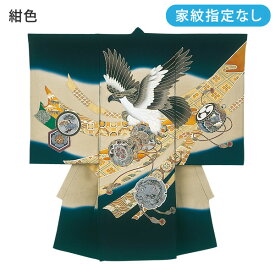 楽天市場 お宮参り 着物 男の子 家紋の通販