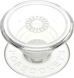 PopSockets Japan - ポップソケッツ ジャパン PopGrip Clear スーパー クリア ポップグリップ スマホグリップ&amp;スタンド