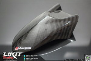 ���}�n AEROX155 �G�A���b�N�X155 CARBON TECH �J�[�{�� �t�����g�t�F���_�[ �O�� 16650863likit