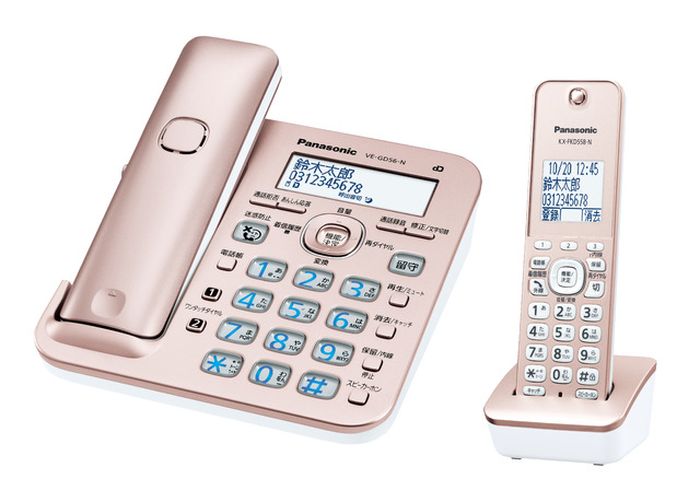 創業75年 各種設置工事 官公庁法人対応 初期不良対応 アフターサービス対応 納期1～2ヵ月以内 格安SALEスタート 子機1台付き パナソニック 日本産 VE-GD56DL-N コードレス電話機 VEGD56DLN