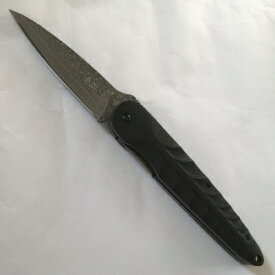 光（ヒカリ）肥後ハンター　ダマスカス鋼G10　ライナーロックフォールディングナイフ
