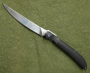 光(ヒカリ)フォールディング ステーキナイフD2 ミラー仕上 G10ハンドルフォールディングナイフ