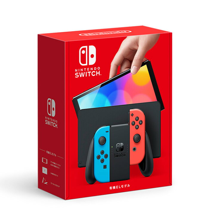 楽天市場】Nintendo Switch（有機ELモデル） Joy-Con(L) ネオンブルー  