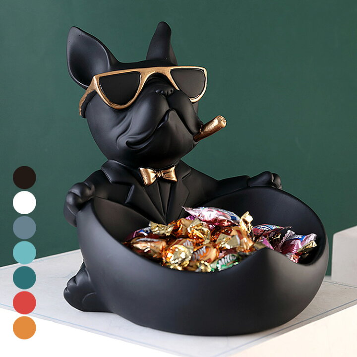 楽天市場 犬 小物入れ 収納 インテリア フレンチブルドッグ ブルドッグ フレブル 小物入れ 犬 動物 オーナメント オブジェ トレイ リビング オシャレ サングラス 鍵 キーケース 時計 お菓子入れ プレゼント ギフト 犬好き 誕生日 引っ越し祝い 新築祝い Sns インスタ