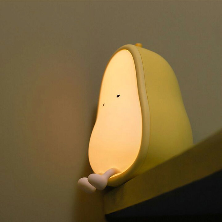 楽天市場 500円offクーポン ナイトライト Led ランプ 梨型 Usb充電式 子供部屋 授乳 ライト かわいい 間接照明 おやすみライト 無段階調光 枕元 ライト 寝室用 出産祝い 誕生日 プレゼント 赤ちゃん 子供 ギフト 雅美良品 楽天市場店