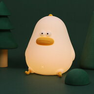 ナイトライト かわいい LED ランプ アヒル型 あひる型 USB充電式 HL-17【ダック 鳥 子供部屋 授乳 ライト…