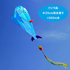 Φ25cm 凧揚げ カイト クジラ 凧 アウトドア 子供 凧のおもちゃ 動物 大人 面白い 凧セット クジラタコ