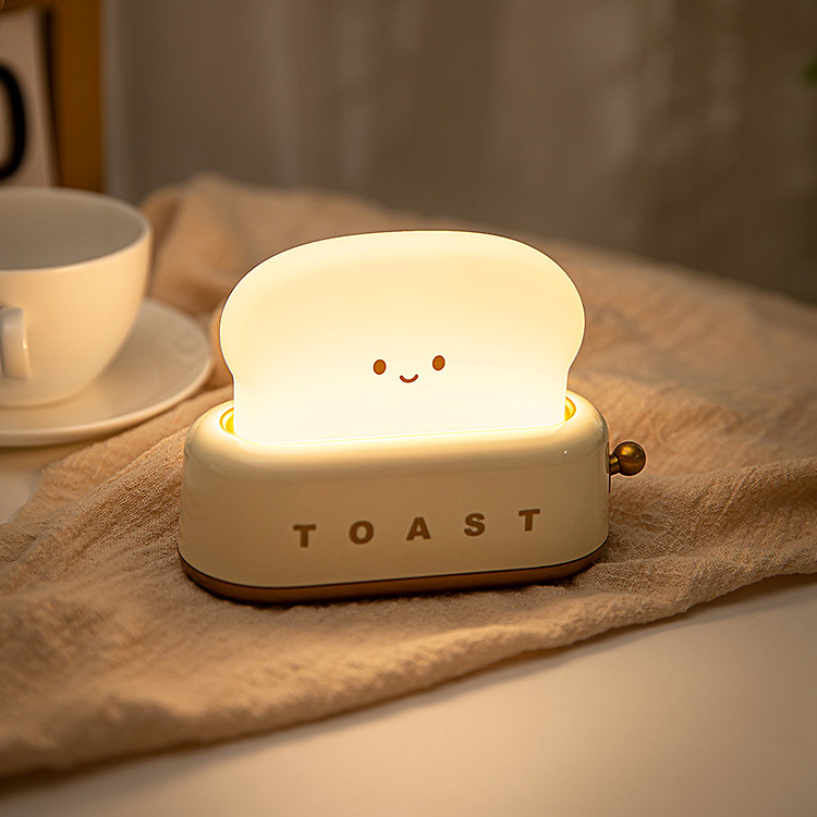 内祝い 間接照明 ナイトライト トースター 食パン型 ライト USB充電式 トースト ランプ ライト・照明器具