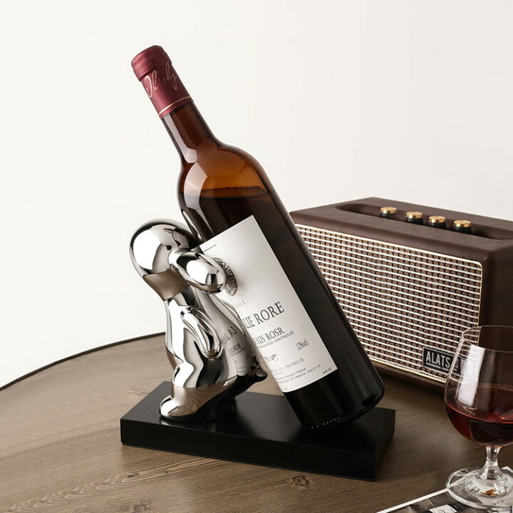 楽天市場】ワインラック ワイン置き ウサギ うさぎ 兎 ラビット メタル  