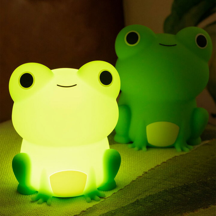 楽天市場】ナイトライト かわいい カエル型ライト デスクライト LED 