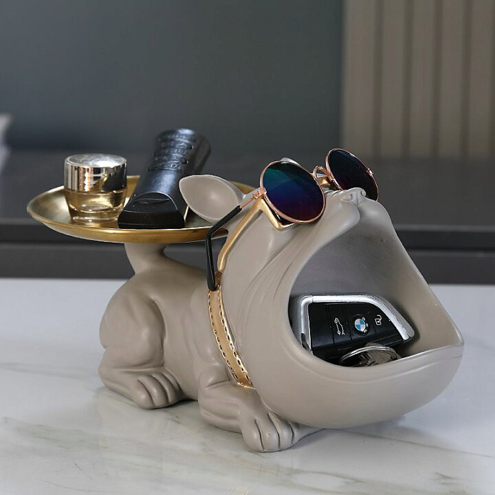 楽天市場】犬 小物入れ 収納 インテリア フレンチブルドッグ 